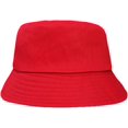 thumbnail image 5 of CoCopeaunts Cotton Bucket Hat Simple Solid Two Side Wear Unisex Fisherman Hat Women Reversible Fishing Basin Hat for Beach Travel, 5 of 8