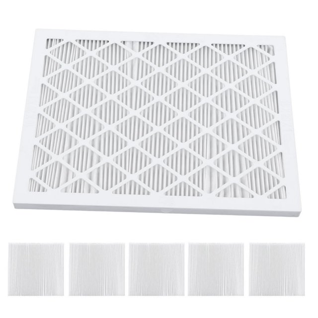 CUITING Kit de Filtre à Air pour Fournaise AC Pliable Filtration Efficace Remplacement Filtre à Air Plissé avec Cadre Réutilisable Lavable
