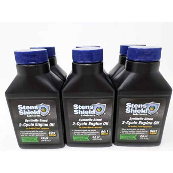 Stens 770-268 2-Cycle Synthetic Blend Oil 2.6 oz for Universal Products 6-Pack
