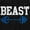Beast - Black, variant on Couples Matching Set Cute Workout Zip Hoodie Sweatshirt Women Brisco Brands S
