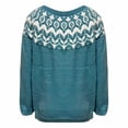 thumbnail image 4 of MESSUEN Vintage Sweater Christmas Sweaters for Women Thermal Sweater for Women Sweater Tops for Women Ladies Sweaters Sweater Top Womens Sweater Mint Green M, 4 of 5