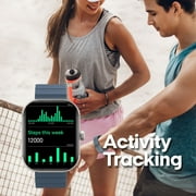 3Plus MEGA Smartwatch with 2.02 AMOLED Screen/Answer & Make Calls/Sleep Monitoring/Heart Rate/100+ Workout Modes/Quick Reply/iPhone and Android