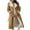 Khaki, variant on BangWanChi Womens Coats Long Women's Plus Fleece Jacket Warm Long Tops Coat Sweater Coat