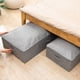 thumbnail image 2 of Contenedor de almacenamiento con diseño de ventana transparente, organizador plegable debajo de la cama que ahorra espacio con asas reforzadas, almacenamiento multiusos para necesidades de gran, 2 of 5