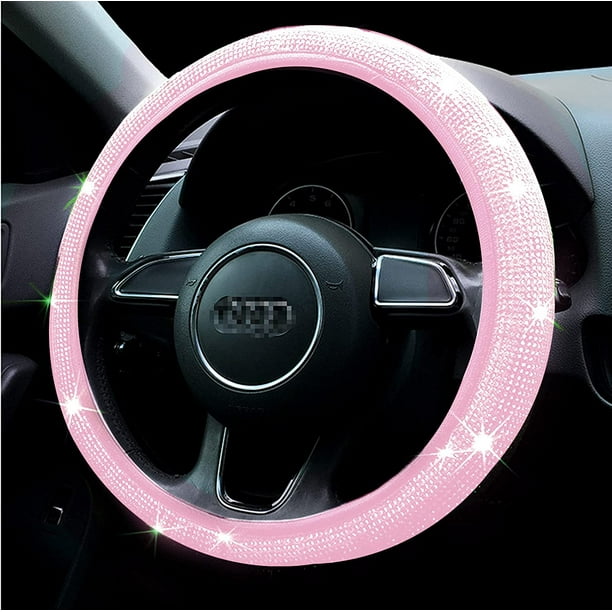 Crystal Car Steering Wheel Cover For Women Girls Cute Glitter