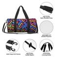thumbnail image 4 of Fotbe Vintage Audio Cassettes Bolsa Deportiva de Lona Plegable con Estampado, Bolsa de Gimnasio con Bolsillo Seco/Húmedo, Bolsa de Viaje Ultraligera de Gran Capacidad, 4 of 6