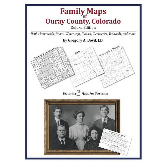 Family Maps of Ouray County, Colorado (Paperback)