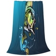 thumbnail image 2 of Zufioo Big bass fish1 Fleece Blanket Queen Size,Plush Bed Blanket,Ultra Soft Throw Blanket,Plush Fuzzy Cozy Blanket Perfect for Bed,Couch-50"x40", 2 of 7