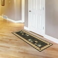 thumbnail image 2 of Ottomanson Machine Washable Non-Slip Rubberback Coffee Cups 2x5 Kitchen Runner Rug, 20" x 59", Olive Green, 2 of 8
