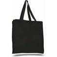 thumbnail image 2 of (12 Pack) Set of 12 Heavy Canvas Tote Bags with Full Gusset (Natural), 2 of 7