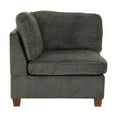thumbnail image 2 of Miekor Furniture 1pc Corner wedge Grey Chenille Fabric Modular Corner wedge Sofa Living Room Furniture B5A8050, 2 of 9