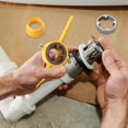 thumbnail image 2 of PVC Pipe Thread Cutting Tool 6Piece Pipe Threading Die Set Reusable Thread Maker with NPT Round Dies, Sanitary Pipe Threader Tool, 2 of 5