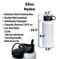 thumbnail image 5 of Makerflo 32 oz Black Hydro Powder Coated Tumbler Ideal for DIY Crafts -Laser Engraving, 5 of 7