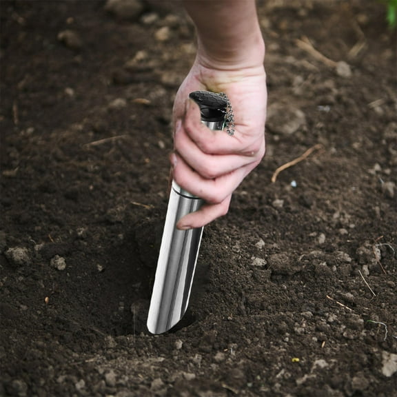 Milisten  Manual Hole Punch Garden Dispenser Tool Lawn Gardening Weeder