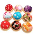 thumbnail image 3 of BAETEUY Wooden Bottom Base Needle Pin Cushion - Pillow Sewing Craft Stitch DIY Holder Tool, 3 of 8