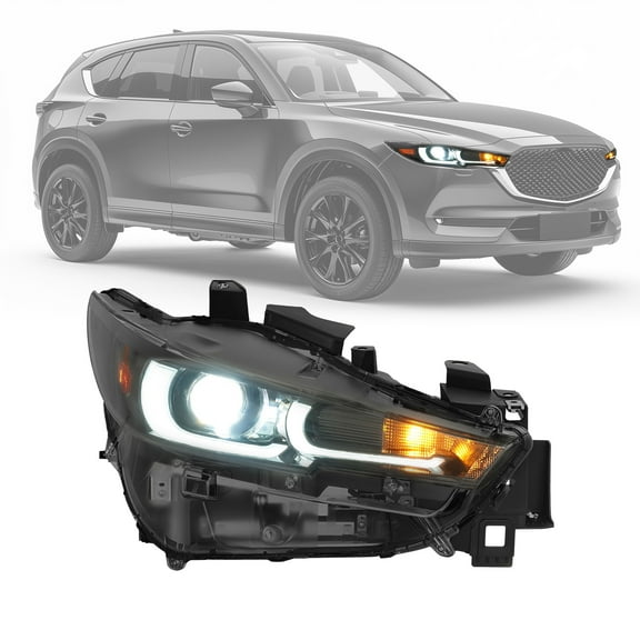 Kojem Front Headlamp for 2022 2023 CX5 Passenger Side Headlight Full LED, With AFS Or Adaptive