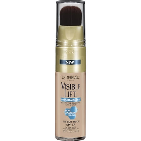 L'Oreal Paris Visible Lift Smooth Absolute Instant Age-Reversing Foundation, 168 Buff Beige
