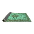 thumbnail image 2 of Ahgly Company Indoor Rectangle Persian Turquoise Blue Traditional Area Rugs, 5' x 8', 2 of 4