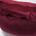 thumbnail image 6 of Home Soft Things DO-IT-YOURSELF Velvet Quilted Bedrest Pillow - Deep Claret-2 - 20" x 18" x 17", 6 of 10