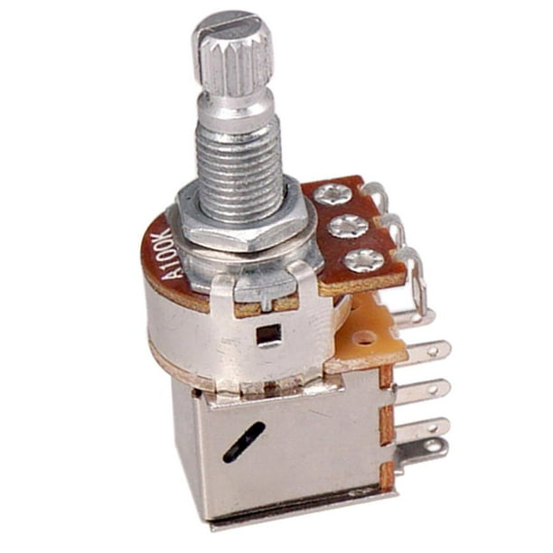 Potenciómetro de guitarra push-pull con respuesta de audio A50K/B50/B100K A100K