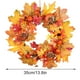 thumbnail image 2 of Guirnalda de puerta artificial de Halloween, cono de pino de calabaza, hoja de arce, guirnalda colgante para puerta, decoración floral de simulación Eigraketly HA9077-00B, 2 of 6