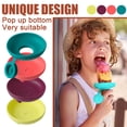 thumbnail image 2 of Popsicle Holders For Kids - Includes Travel Cases - Catches Before They Drop - Popsicle And Ice Holder For Summer Days And Birthday Popsicle Party, 2 of 9