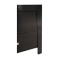 thumbnail image 7 of Homestock Mediterranean Magic Nightstand - Dovetailed Drawers for Bedroom Storage, Stylish Nickel Hardware, Painted Nightstand, Floor Mountable-Color:Black,Size:2 Drawer, 7 of 7