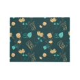 thumbnail image 4 of YFYANG Rectangular Polyester Table Cloth Green Vintage Flowers Table Cover for Indoor Outdoor Kitchen Restaurant Table Decoration Tablecloths，54" X 72", 4 of 9