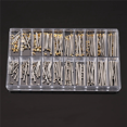thumbnail image 3 of Ensemble d'Outils de Réparation de Montre 4 Boîtes Vis de Bracelet Assortiment Tube Pince à Friction Bracelets Rivets Extrémités 10-28mm, 3 of 5