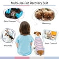 thumbnail image 6 of Kuoser Dog Onesie Surgical Recovery Suit for Dogs Cats,Pink,XS, 6 of 8