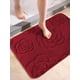 thumbnail image 2 of 1pc Purple Velvet Rose Embossed Doormat, 2 of 4
