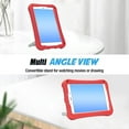 thumbnail image 4 of GSFY Étui pour Enfants Compatible avec Kindle Fire HD 8 (Version 2018 2017 2016, 8e/7e/6e Gén), Étui Léger Antichoc Robuste en EVA, Support Rotatif à 360 Degrés, Rouge, 4 of 7