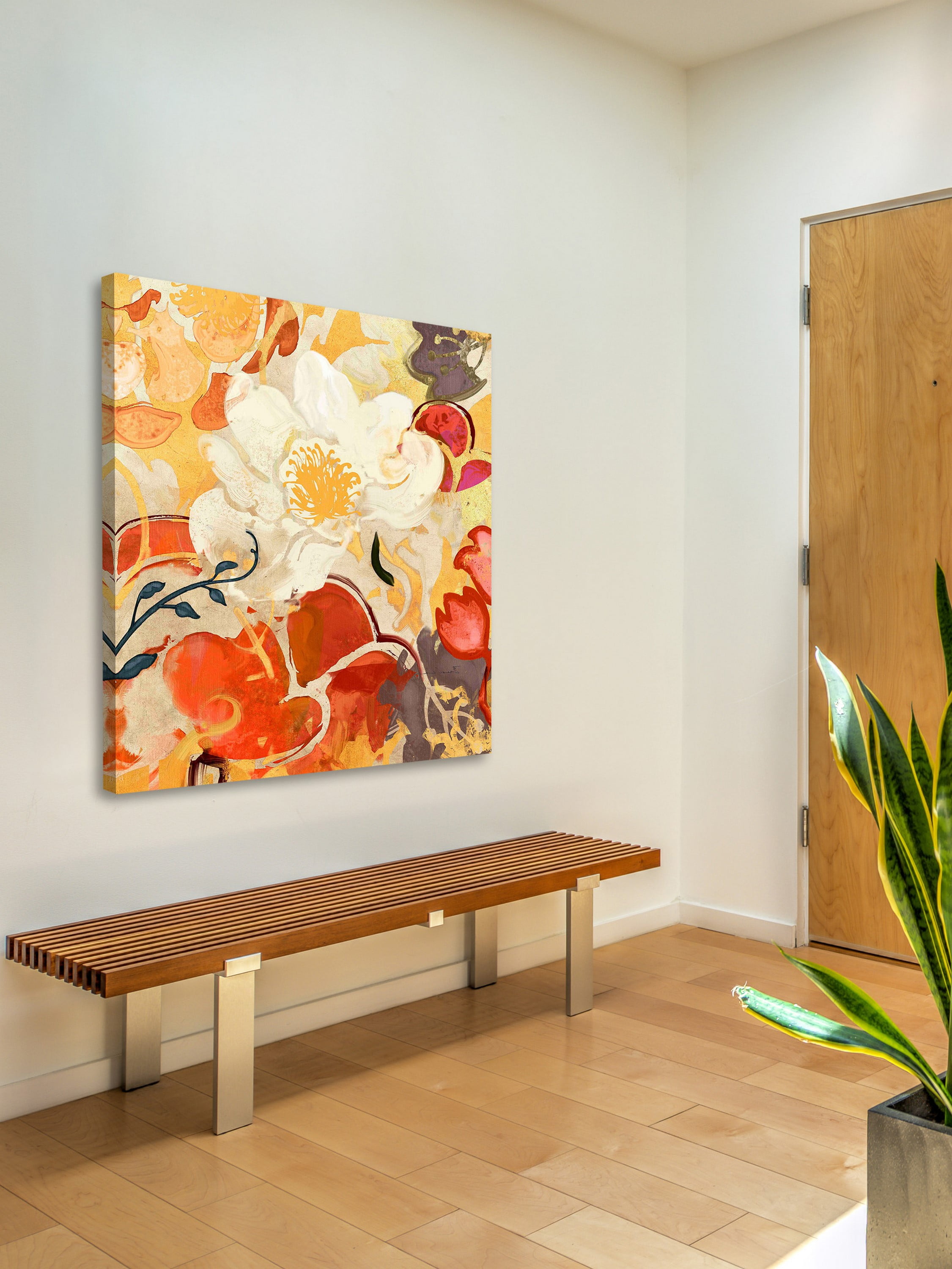 "We Hear the Larks" Painting Print on Wrapped Canvas