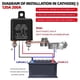 thumbnail image 4 of Relé de protección contra fugas de batería de coche | Interruptor de corte de energía remoto de 200 A con llavero inalámbrico | Desconexión de alta seguridad de 12 V y 24 V para coches, SUV,, 4 of 8