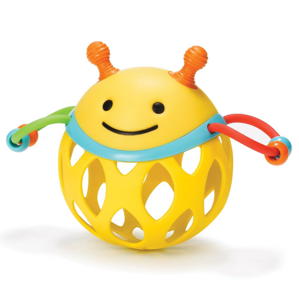skip hop explore and more rolling owl push toy