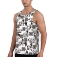 thumbnail image 2 of Gaeub Beach Men's Athletic Tank Top, Workout Sleeveless Shirts, Running Tank Tops for Gym, Running, Training - 3X-Large, 2 of 9