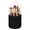 Black, variant on JessLab 360° Rotatable Makeup Brush Holder Organizer with Lid, Dustproof Storage Cup, White