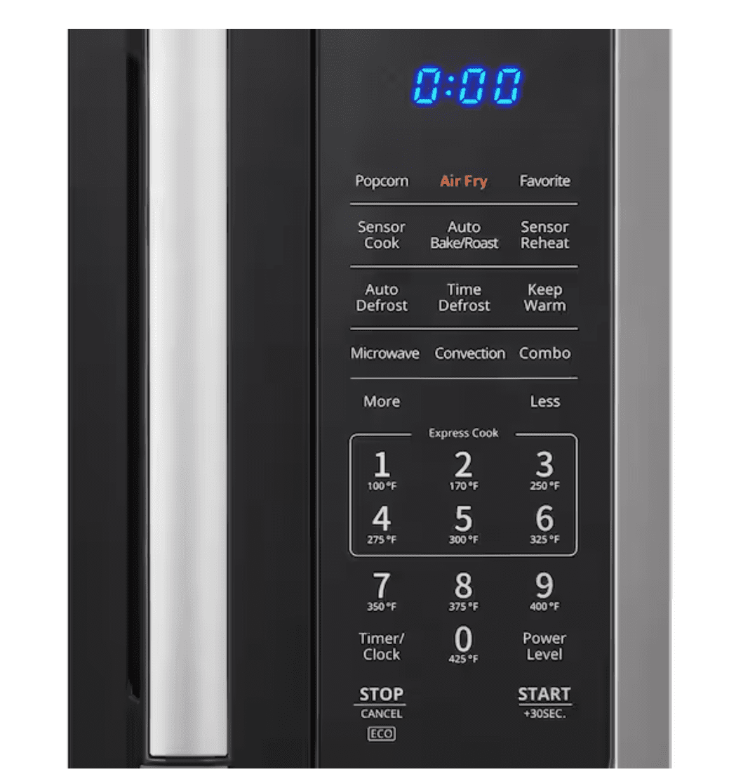 Restored Vissani EC042A2KJCLPF 1.5 cu. ft. 1000W Countertop Microwave with Air Fry and Sensor Cook, Stainless Steel (Refurbished)