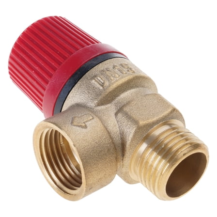 DN15 Brass Pressure Relief Valves Accessory for Water Heaters and More