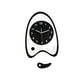 thumbnail image 3 of Reloj creativo silencioso para colgar, práctico, moderno, decorativo, resistente, para pared. 37 cm, 3 of 7
