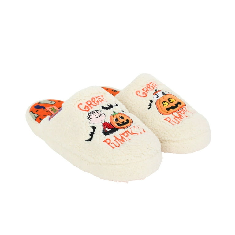Peanuts Halloween Scuff Slippers