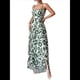 thumbnail image 1 of Mono de Pierna con Tirantes Pequeños y Estampado Retorcido Elegante para Mujer, y Verano 2025 Verde S, 1 of 10