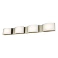 thumbnail image 2 of Alico Pandora LED 4 Light Vanity Light in Satin Nickel and Opal Glass, 2 of 10