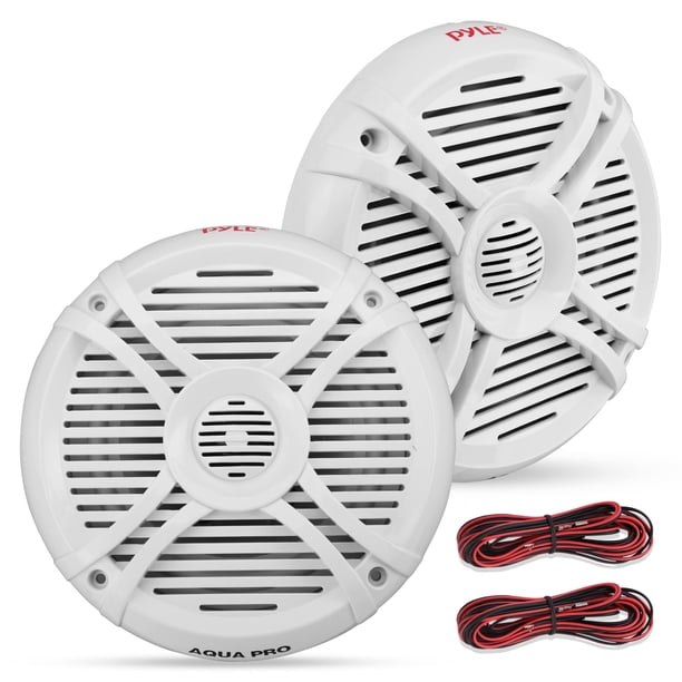 Sistema de altavoces marinos Pyle PLMRX67 de 250 W con altavoz de 6.5 pulgadas