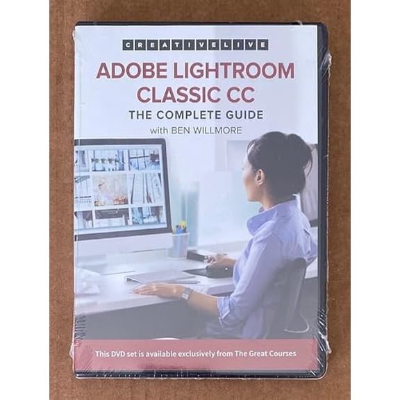 Pre-Owned Adobe Lightroom Classic CC: The Complete Guide DVD The Great Courses, 9781629978710, 162997871X, Paperback,