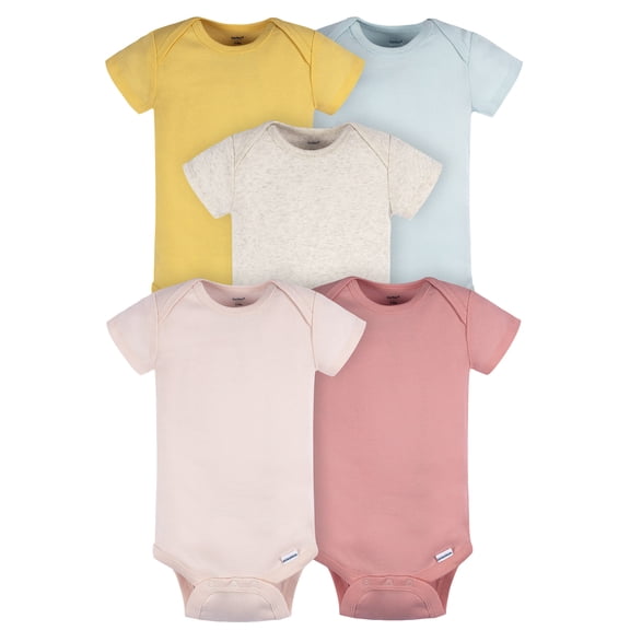 Onesies Baby Girl 5pc Bodysuit, Size (Newborn-24 Months)