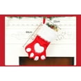 thumbnail image 4 of Hmgxay Christmas Socks, Cozy Holiday Gift Socks for Dogs, Festive Paw Print Stockings, Handcrafted Decorative Christmas Stocking, 4 of 6