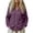 Purple/beach tops women, variant on Long Sleeve Linen Shirts for Wonen Button Down V Neck Blouses Casual Lightweight Solid Color Tops,Black,M