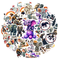 thumbnail image 6 of cartoon Elephant Stickers, Waterproof Elephant Sticker for Water Bottle Laptop Phone Cases Planner Skateboard Luggage Helmet Party Favor Decor, Ideal for Adults Teens Teacher Rewards, 6 of 8