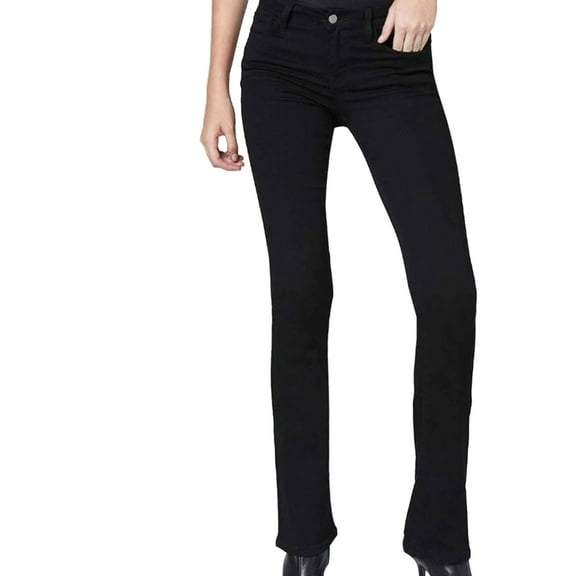 DSTLD Womens Solid Skinny Fit Jeans, Black, 29